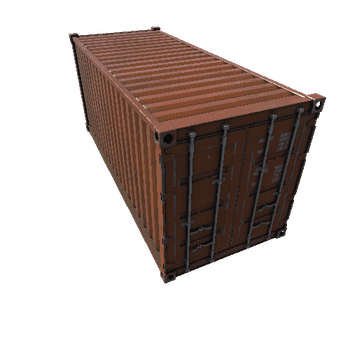 Cargo Container Orange